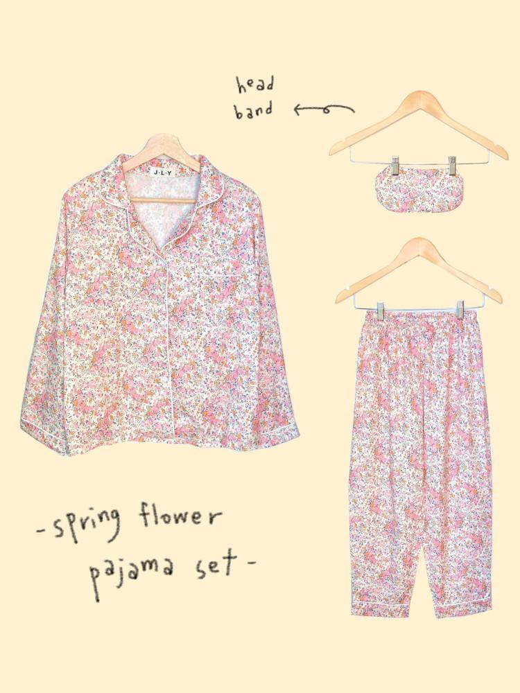 Spring flower pajama set