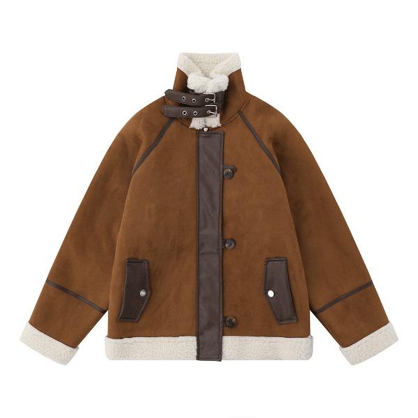 가바바 남녀공용 양털 안감으로 따듯하게 입기 좋은 양털 자켓 G78066