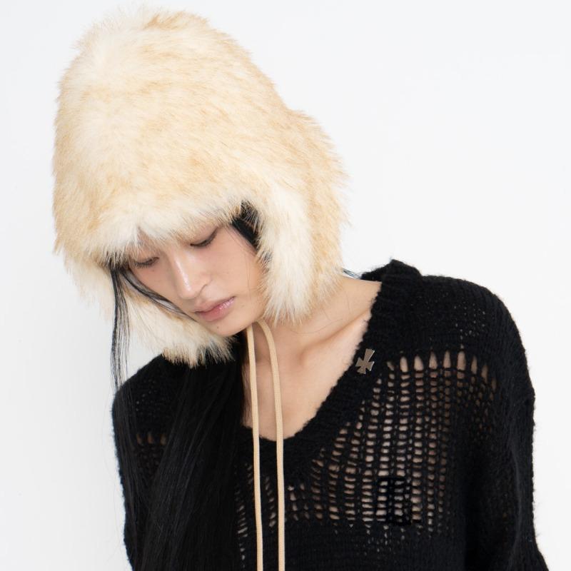 BAMBI FUR HAT (WARM CAMEL)