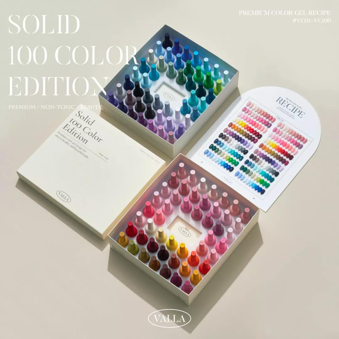 [발라] 프리미엄 컬러젤 레시피 솔리드 100컬러 세트 {10ml}
