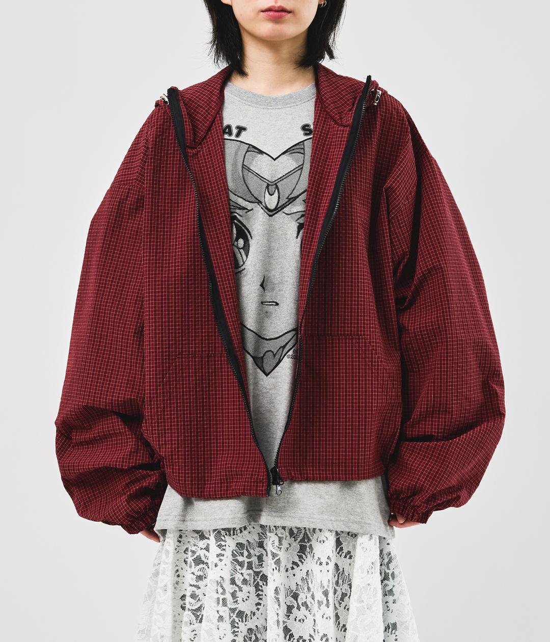 Tree Check Hooded Jacket (2color)