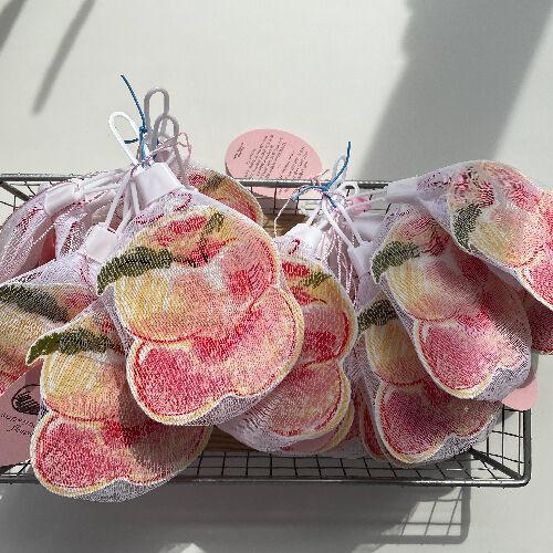 Fruits Postcard 토마토, 납작복숭아 3종