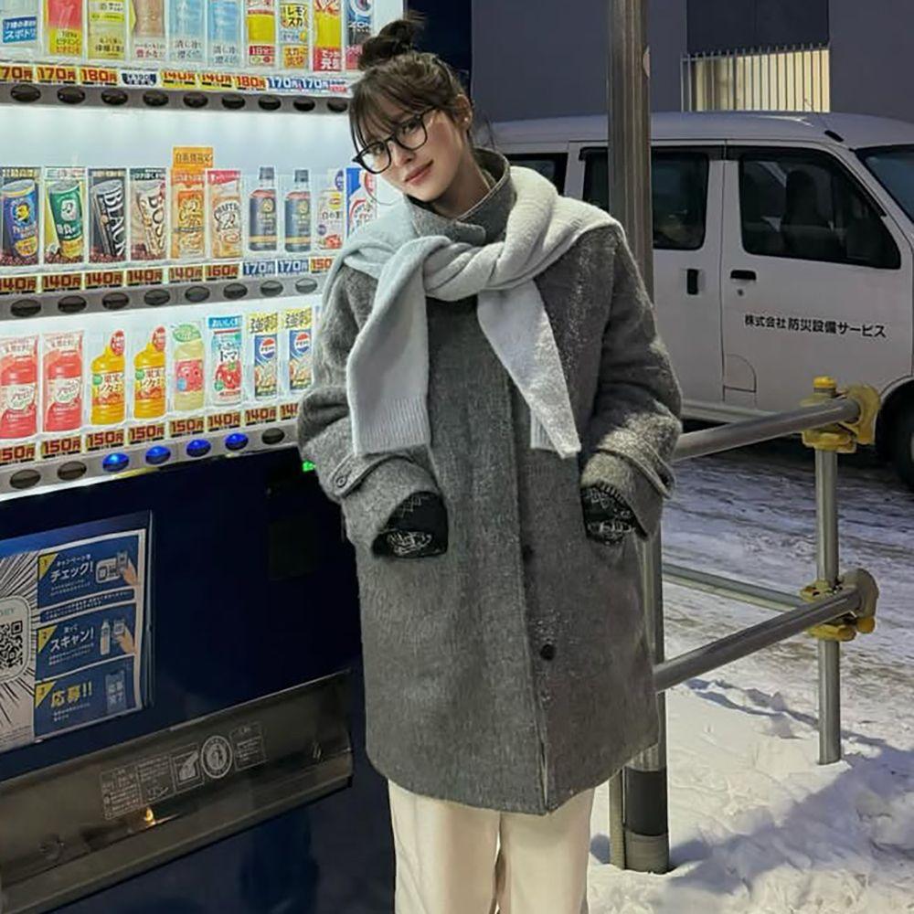 [29CM 단독 6차 순차배송 예정]Alpaca half coat