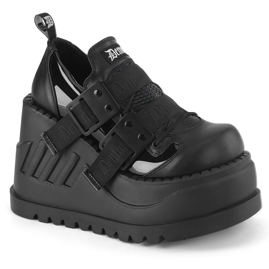Stomp-28 - Black Patent-Vegan Leather / 6