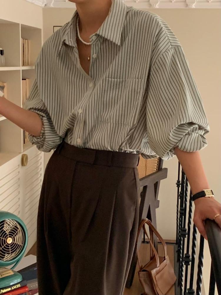 샌드스트라이프셔츠