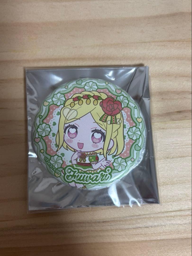 プリパラ 緑風ふわり 缶バッジ きゃらっぴん