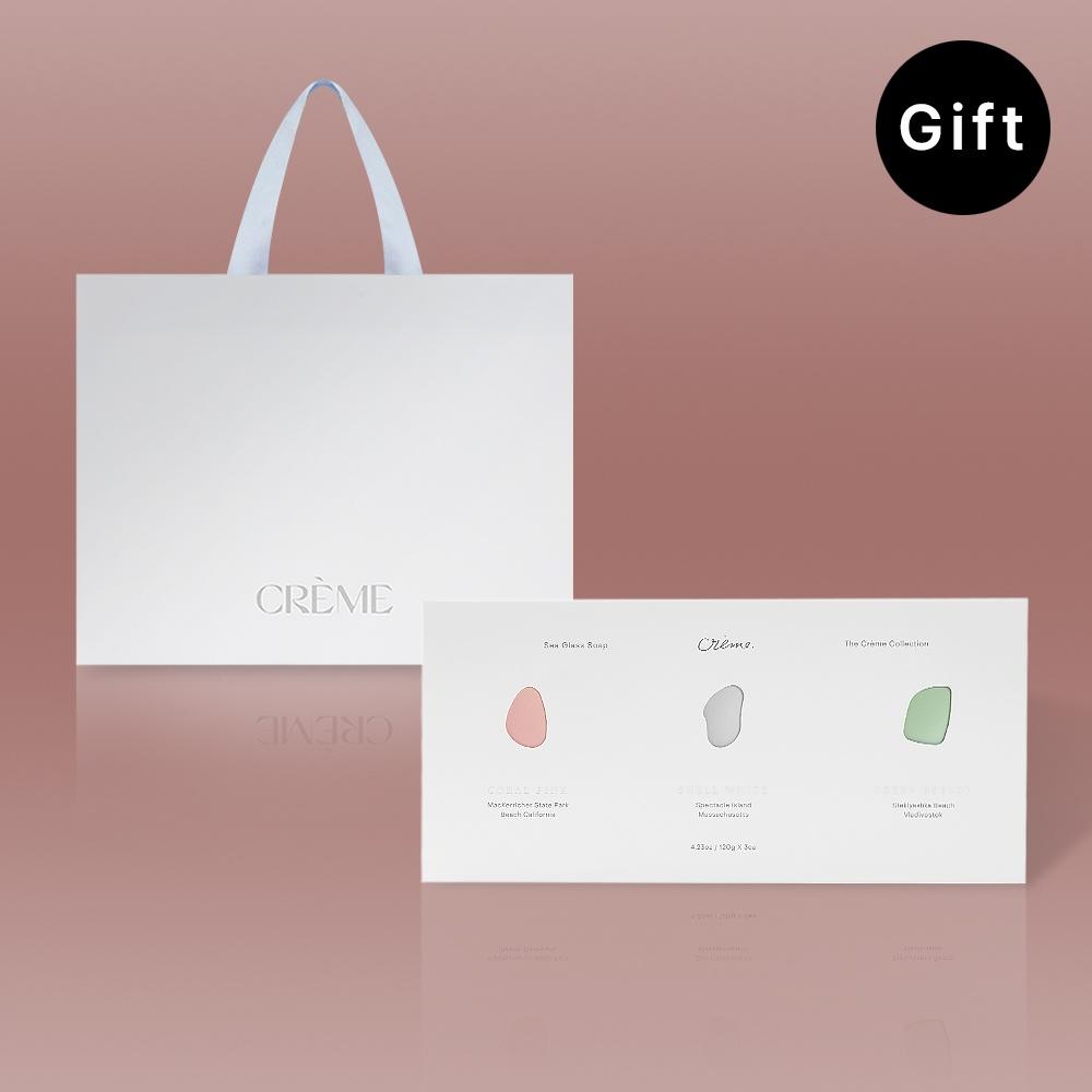 [쇼핑백+비누거품망 무료증정] 씨글라스솝 3개입 선물세트