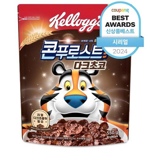 콘푸로스트 다크초코 시리얼, 550g, 1개 - 시리얼 | 쿠팡