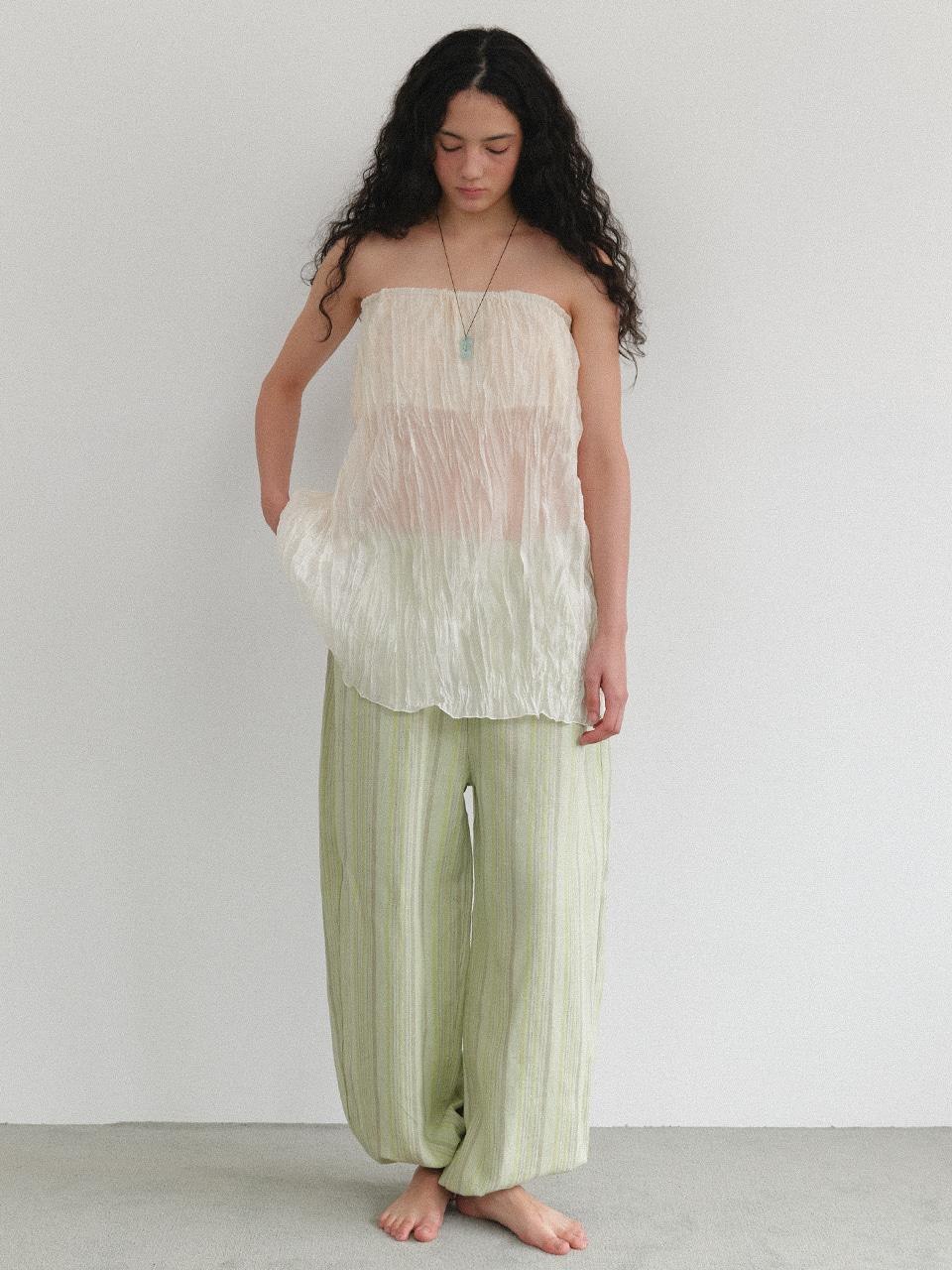 Linen Balloon Pants (Green)