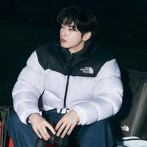 NJ1DR65C 남성 1996 레트로 눕시 자켓 WHITE