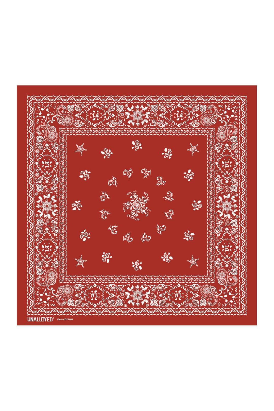 NOTE PAISLEY BANDANA / RED