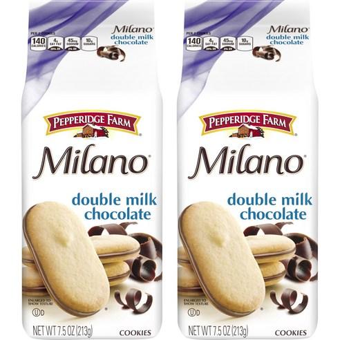 페퍼리지팜 밀라노 더블 밀크 초콜릿 쿠키, 213g, 2개 - 샌드/산도 | 쿠팡