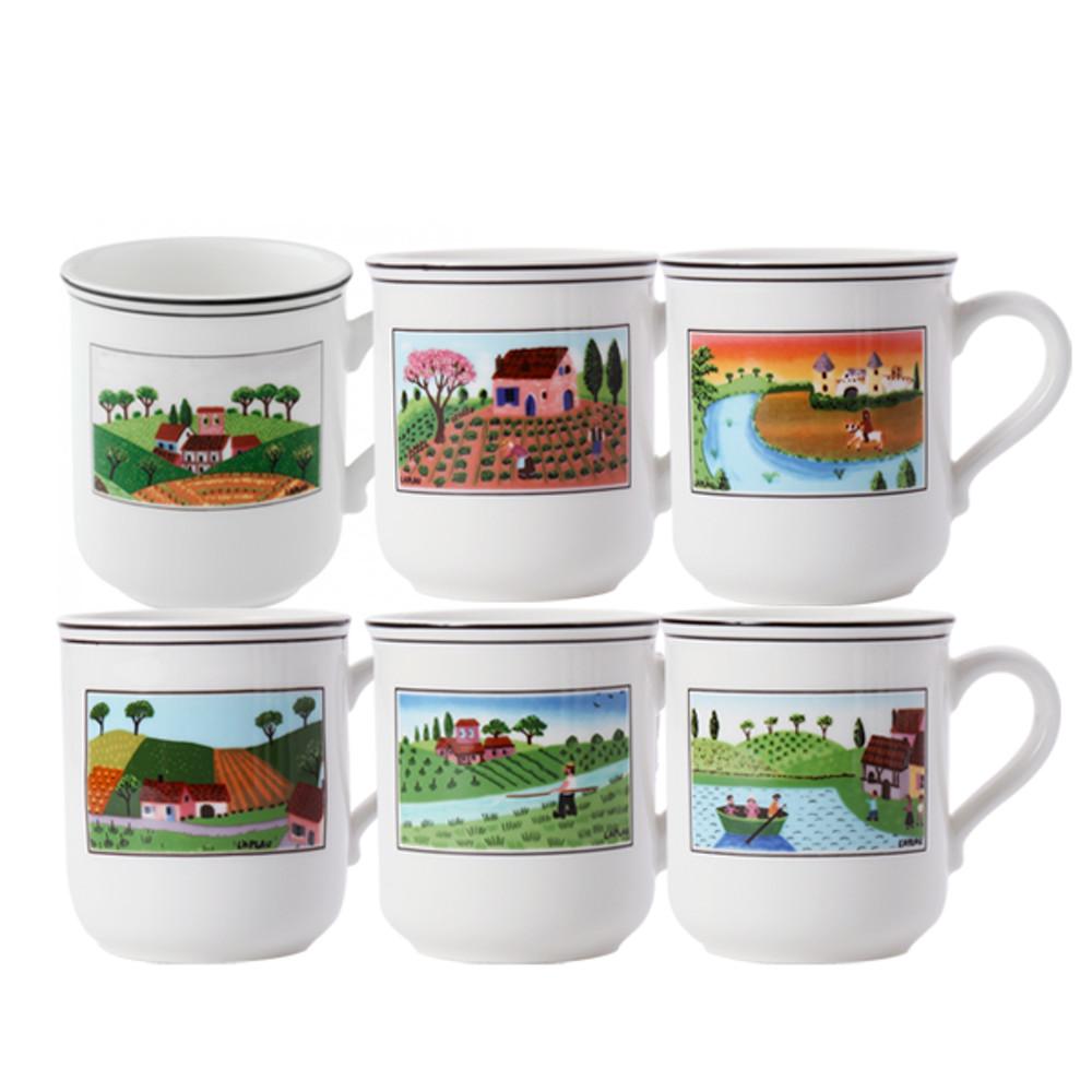 빌레로이앤보흐 디자인나이프 머그 6종 택1