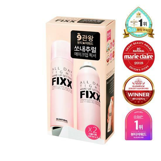 쏘내추럴 올 데이 메이크업 픽서 더블기획 (120ml+120ml)