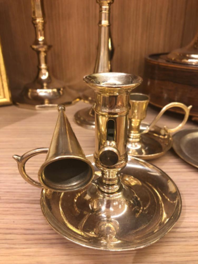 씨흐 트루동 브라스 캔들 홀더 & 스너프 // CIRE TRUDON - candle holder with snuffer