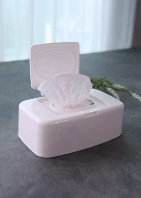 원터치 물티슈 케이스, 깔끔 화이트