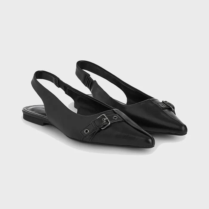 DEINET BUCKLE MULE IN BLACK