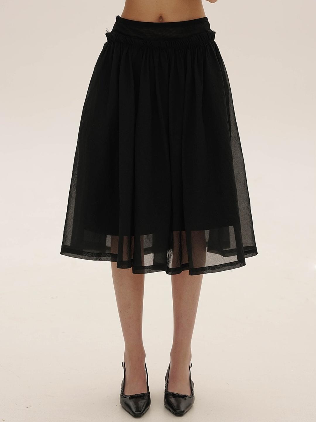 MOROMORO2 Double Mesh Umbrella Skirt