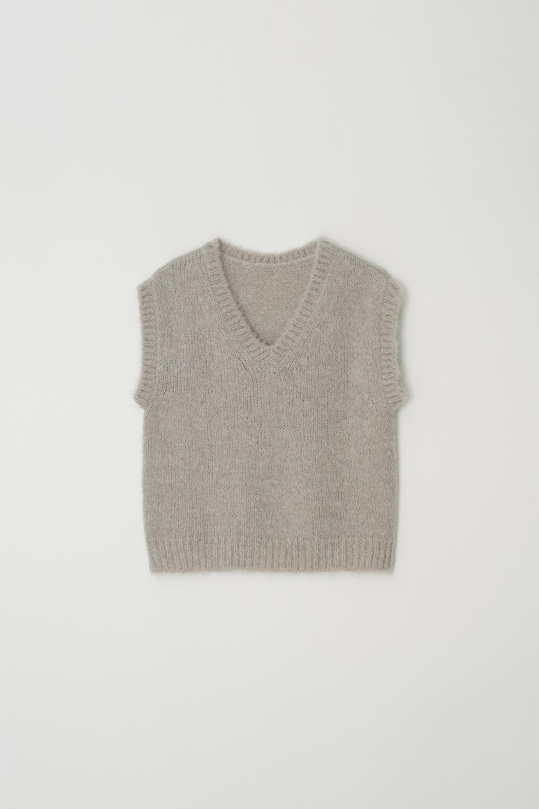 alpaca vest (grey fog)