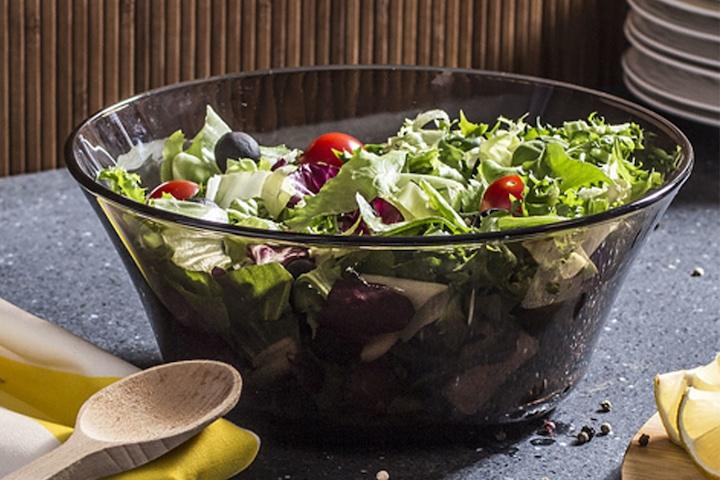 프랑스 명품 강화유리 식기 크레올 면기 2P 세트 (스모키) 17cm