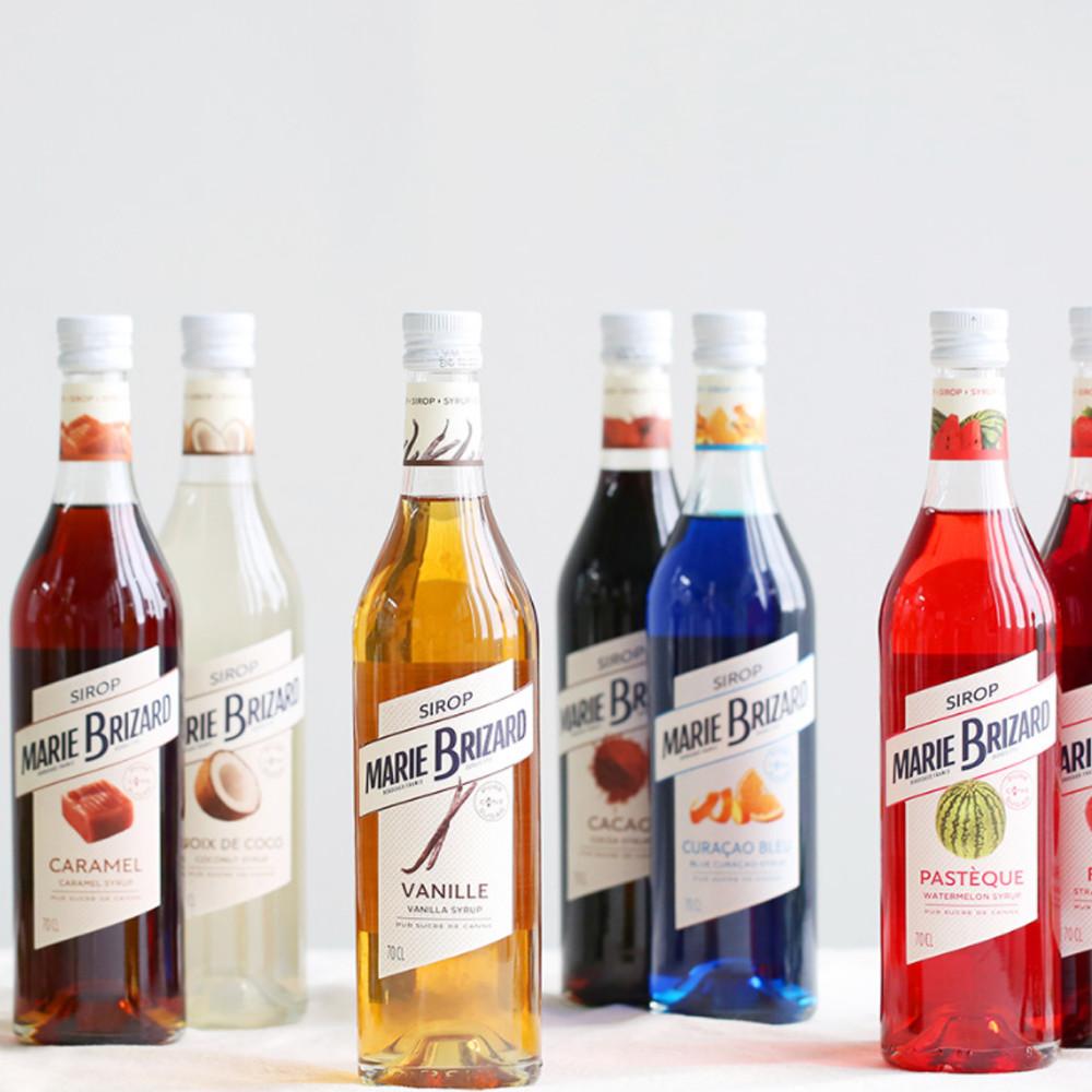 마리브리자드 시럽 700ml 사탕수수 바닐라 카라멜 헤이즐넛 라임 수박 모히토 레몬 딸기