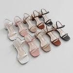 원가세일 제작 린디 스트랩 여름 휴가 바캉스 로우힐 미들힐 샌들(2cm/5cm)