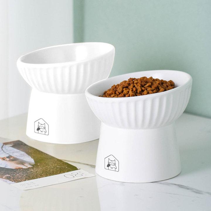 멍냥이랑 데일리 세라믹 식기 각도형