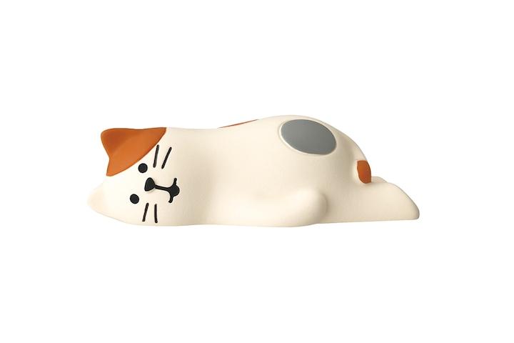 콘콤브레 엎드린고양이(삼색) 소품 피규어 미니어처