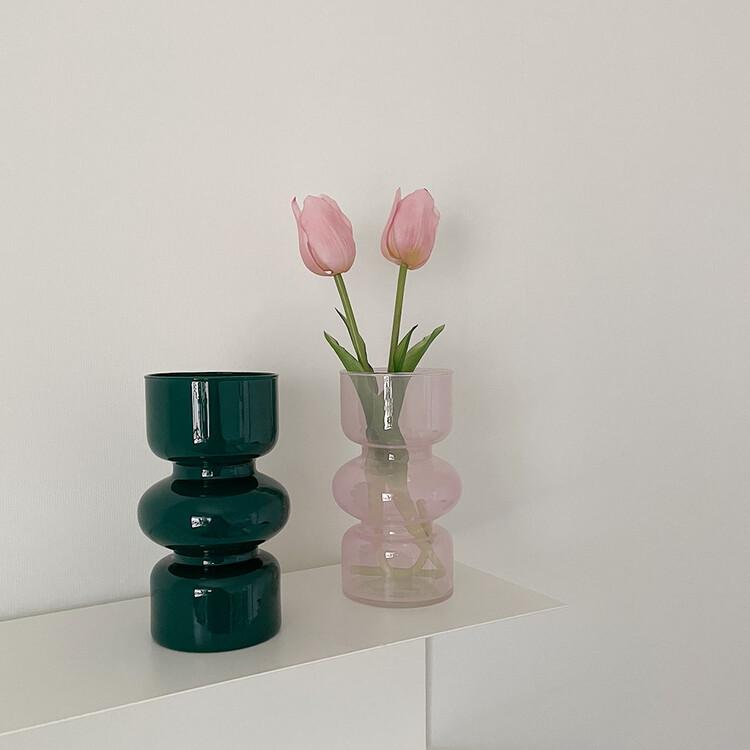 오를레앙 유리 화병 3 colors