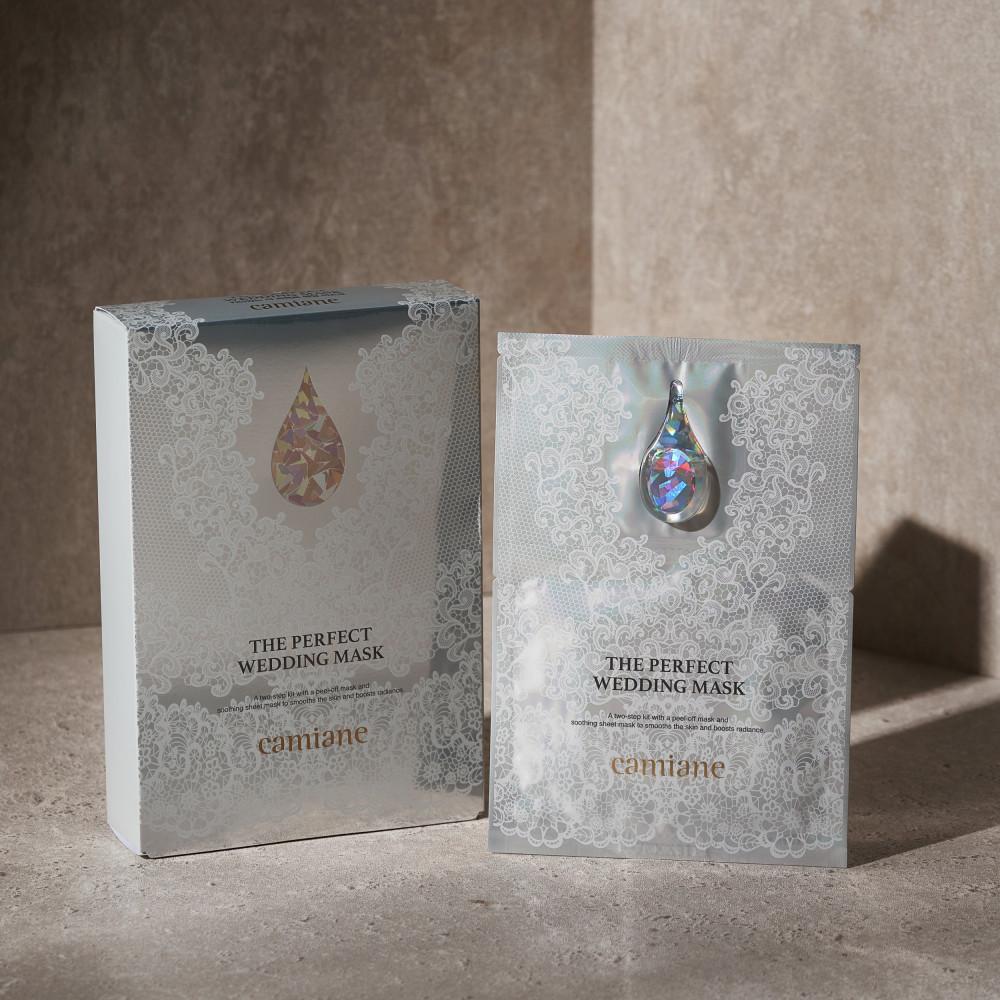 [도착보장] 카미안느 청담 VIP스파 물광필 웨딩마스크(30g x 5매입) + 트라이얼키트 7종