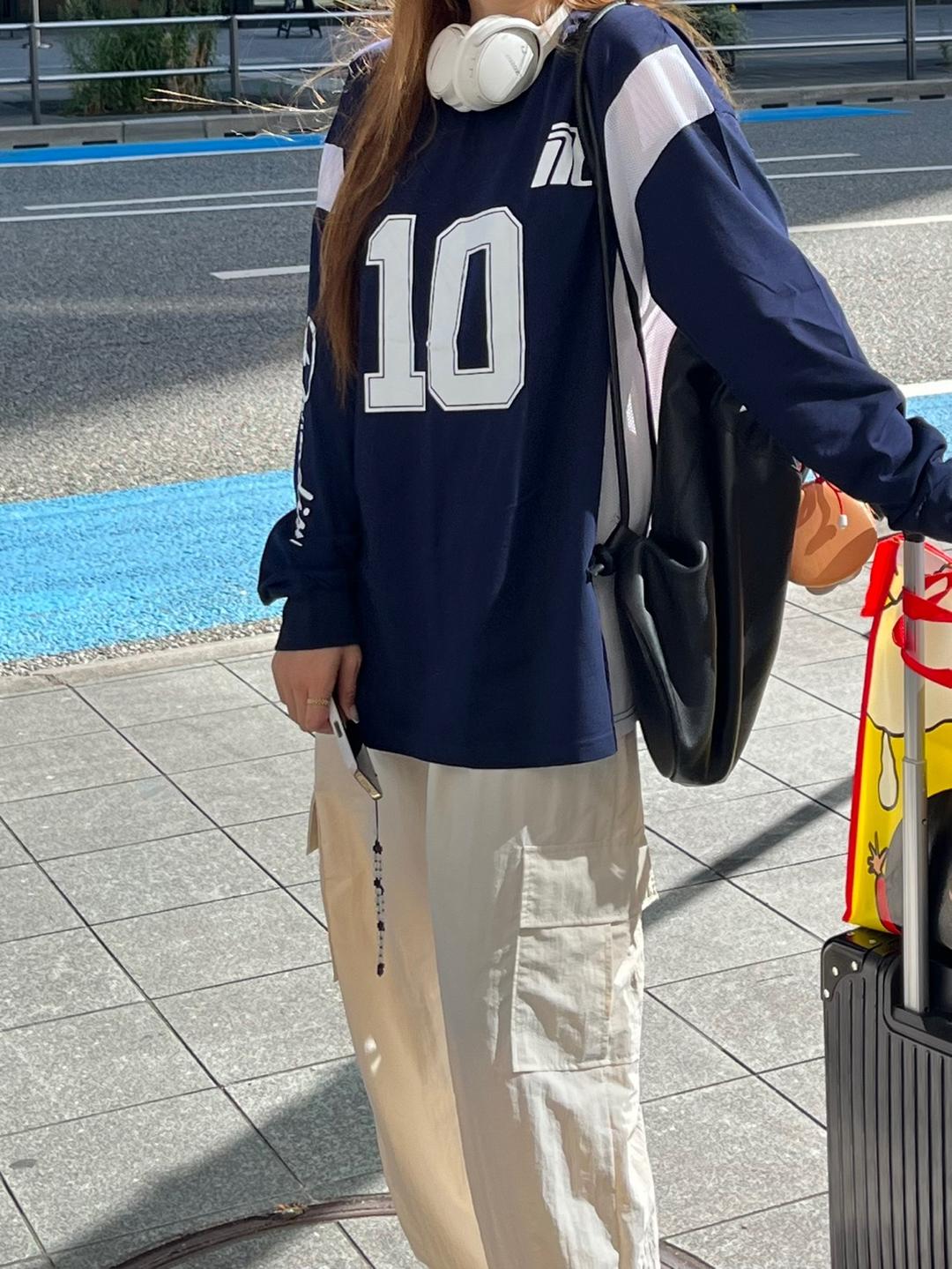 레터링 간절기 오버핏 티셔츠 매쉬 여름 가을 블록코어 맨투맨