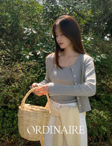살안타템💙 [ordinaire] 모나 골지 가디건 세트 (4color/레몬제외 단독주문시당일발송) (여름가디건 추천)