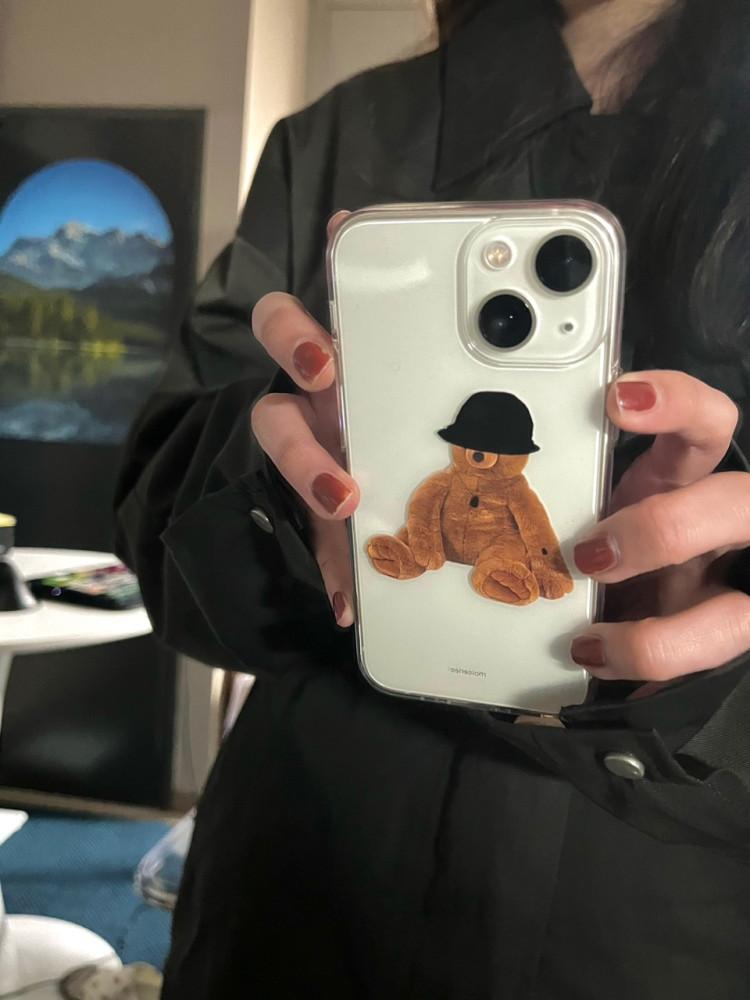 [모이시리즈] pine cone bear case (jelly)