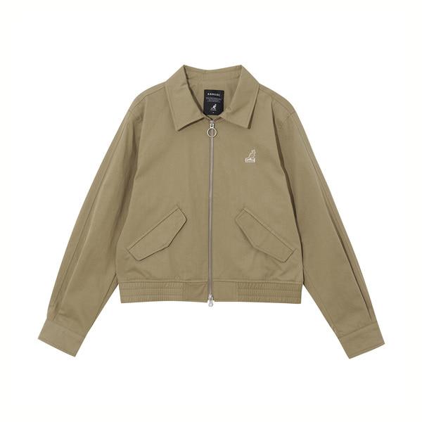 (캉골) 우먼스 레트로코어 블루종 자켓 8549 베이지