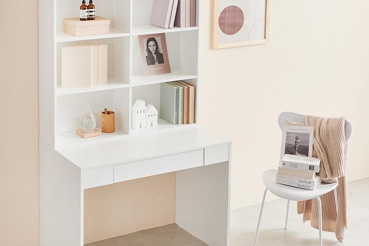 DK7124 무노 전면 책장 책상세트 1000(서랍형) DVX