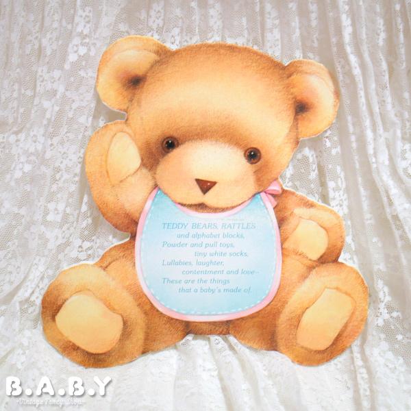 Hallmark Bib Bear Wall Deco
