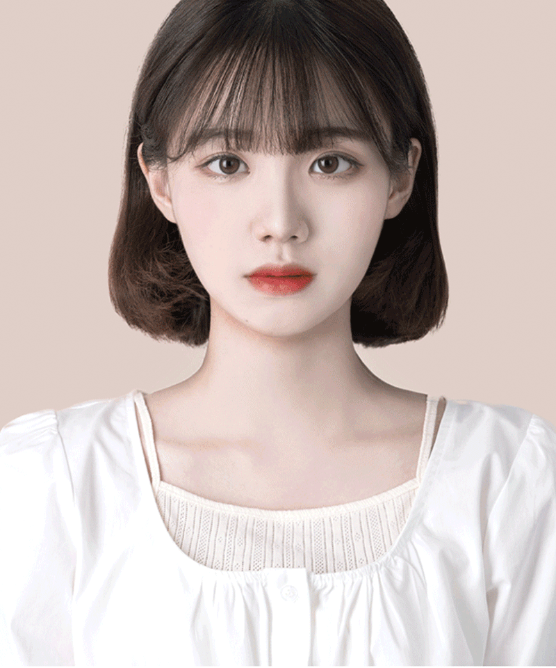 증명사진룩 코튼 스퀘어 블라우스 (1color)