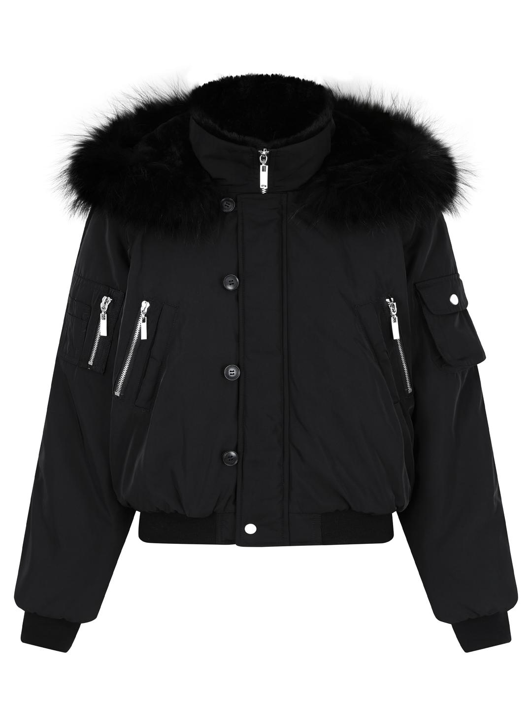 American Vintage Fluffy Bomber Jumper