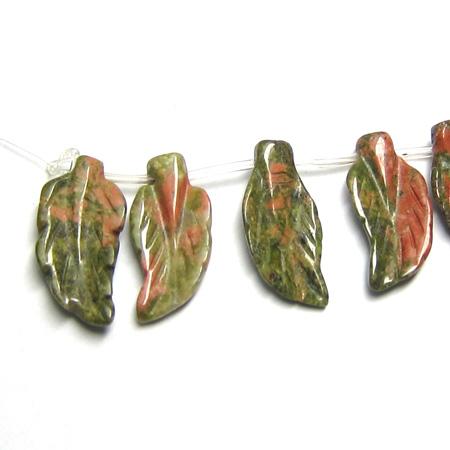 원석 | 나뭇잎 | 12*22mm | 매화석 나뭇잎 (10개)