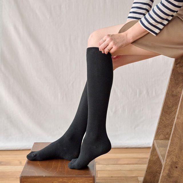 [1+1할인 가을니삭스 행사]롱롱 심플 무지 레그워머 무릎 니삭스