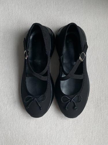 ribbon platform shoes