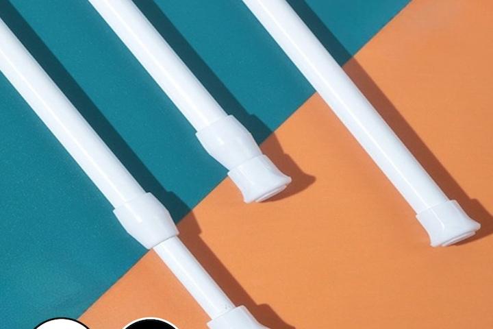 틈새활용 공간정리 봉 미니 압축봉 얇은 커튼봉 무타공 못없이 간편설치 (18-70cm)