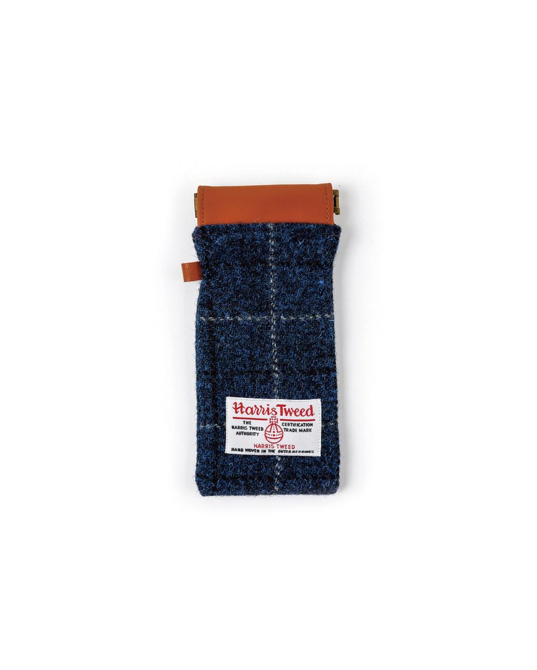Harris Tweed Eyewear Pouch [Blue]