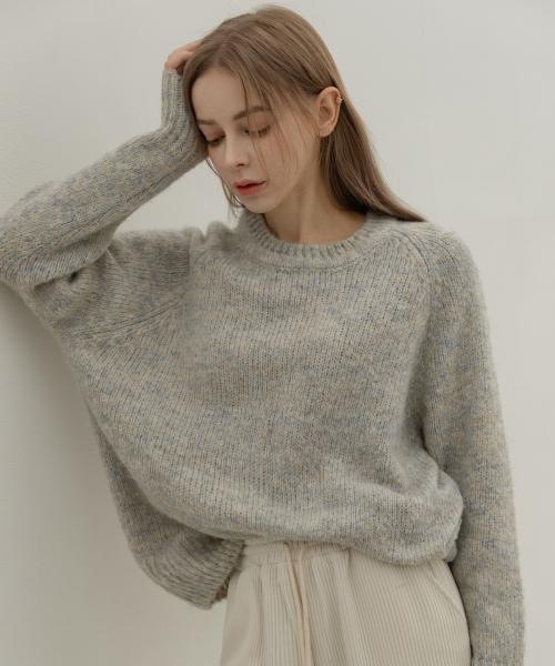 논앤논(NON AND NON)  FLAT MIX KNIT PULLOVER (IVORY) - 사이즈 & 후기 | 무신사
