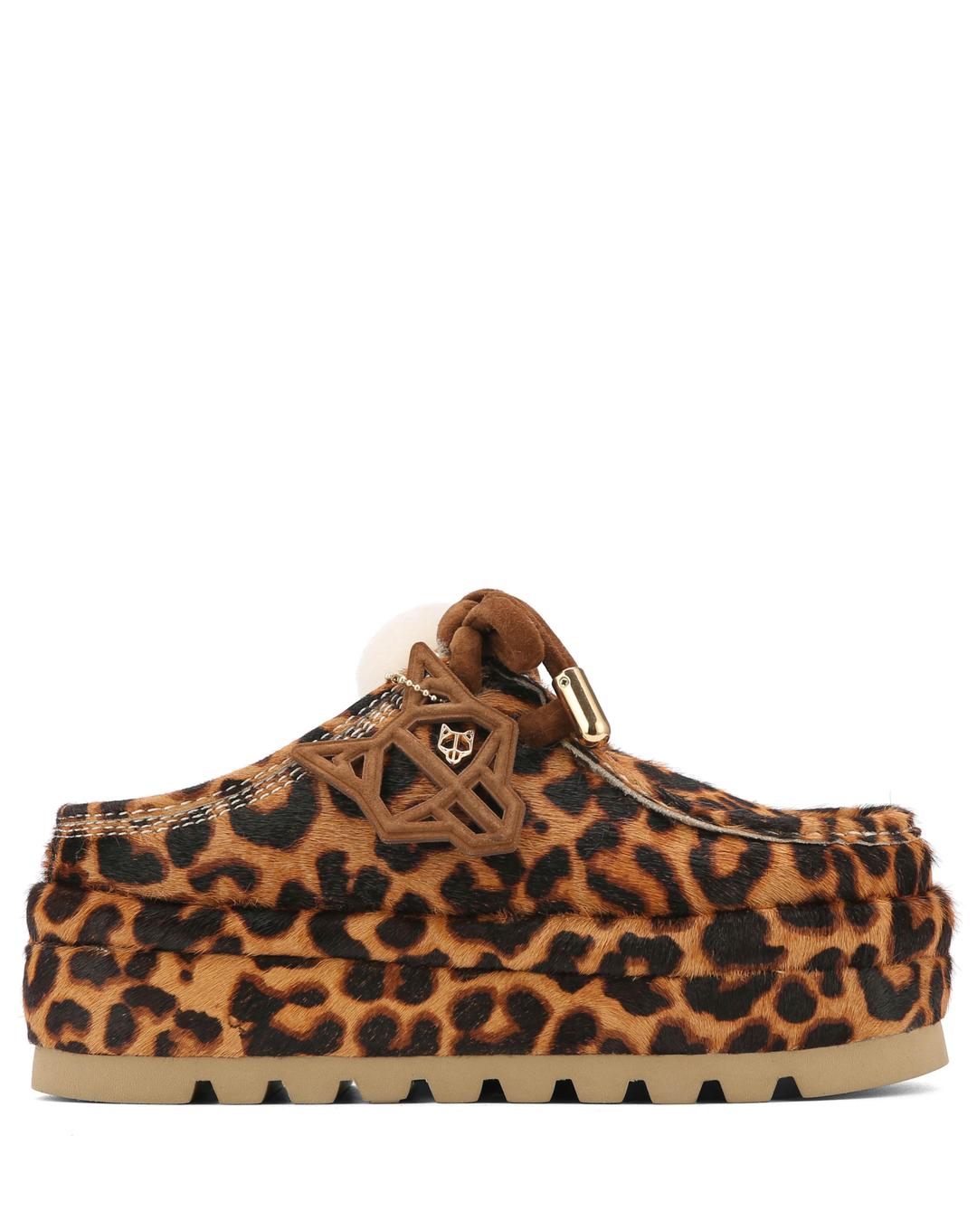 Blizzard Leopard Pony/Shearling - 36 EU
