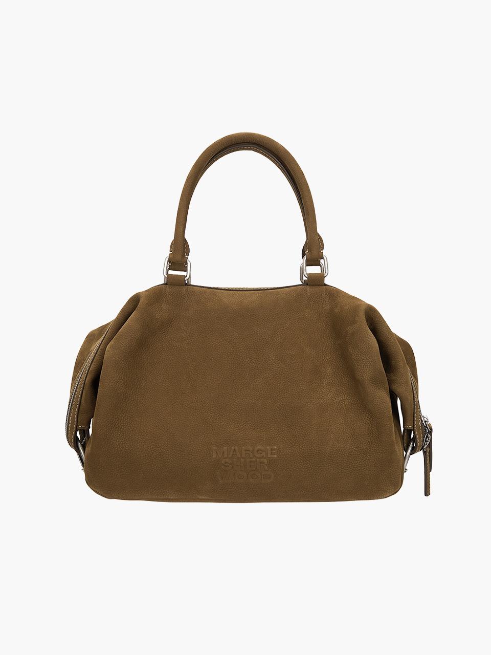 DUMPLING TOTE_chestnut nubuck