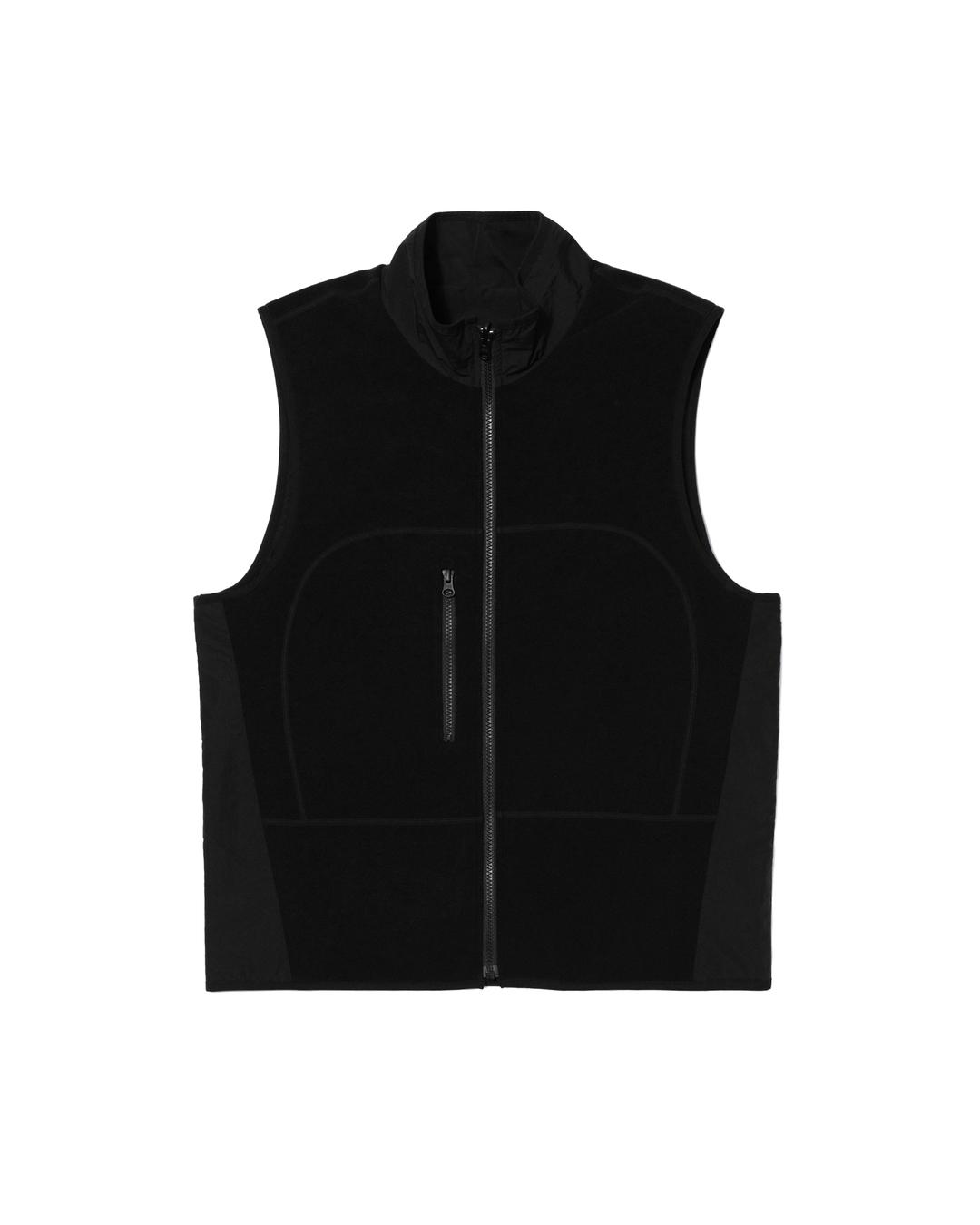 REVESIBLE FLEECE GILET - S