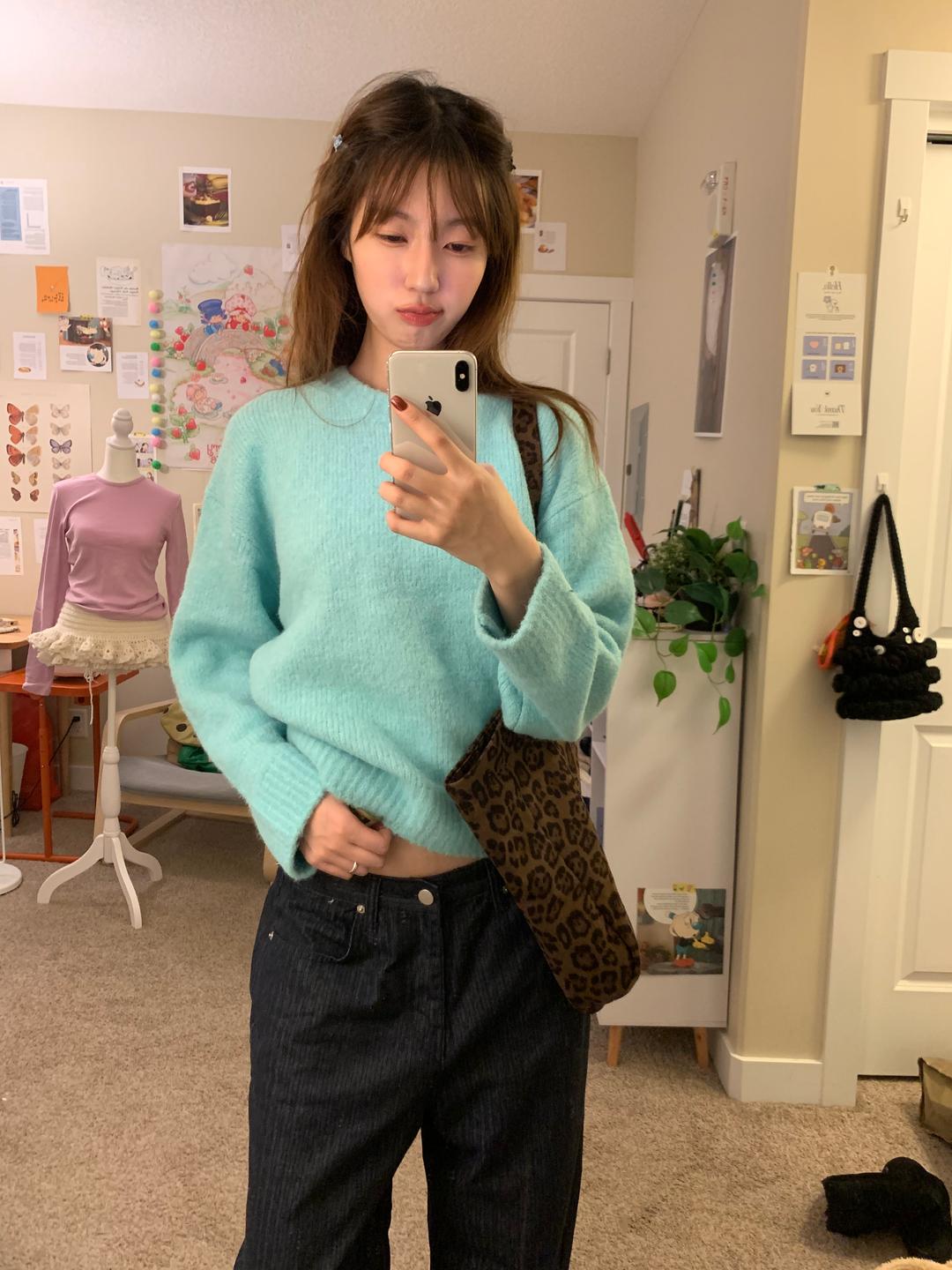 보우아카이브 heavy hairy sweater