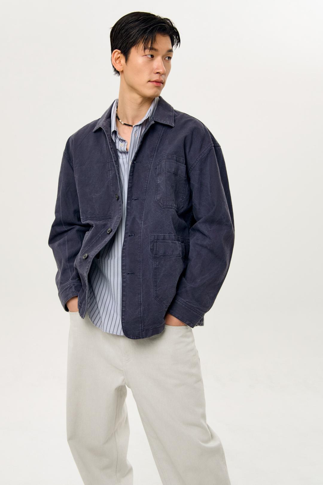 [Reorder] Gardener work jacket (navy)