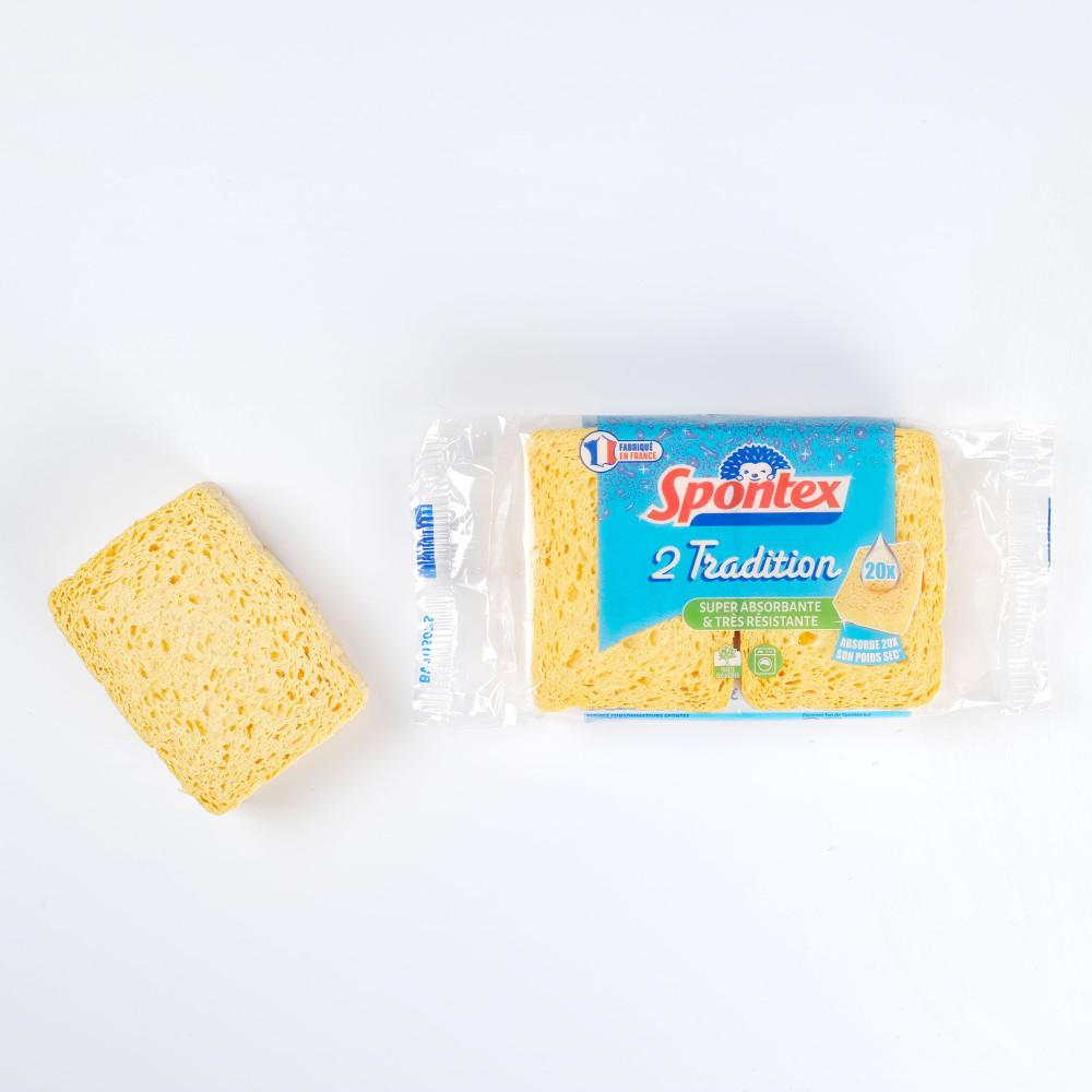 스폰텍스 셀룰로오스 행주 수세미 물기제거 스펀지 1팩 2P